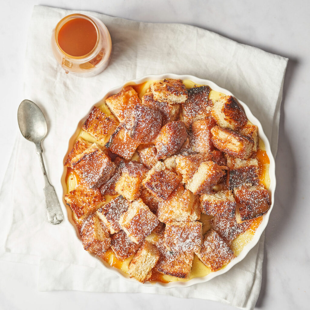 Creme Brûlée French Toast with Salted Caramel
