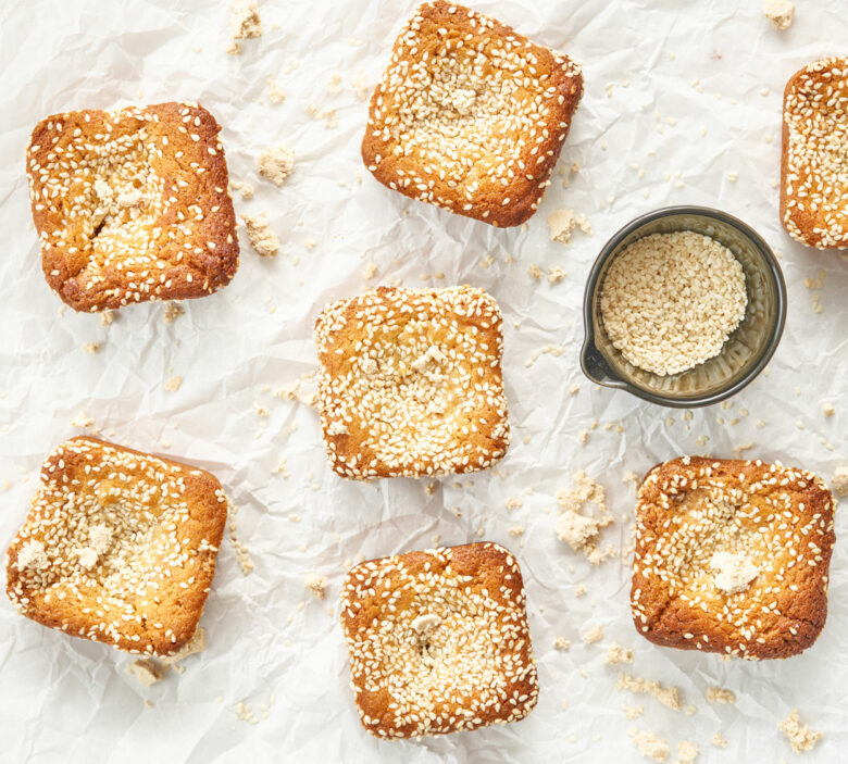 Claire Saffitz's White Chocolate Halva (Halawi) Blondies The Table Diaries